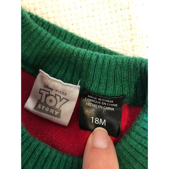 Disney Pixar Toy Story Merry Rex-Mas Sweater 18M Toddler Christmas Holiday - Picture 5 of 8